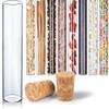 Tuuters Set of 25 Test Tubes with Corks, Test Tubes