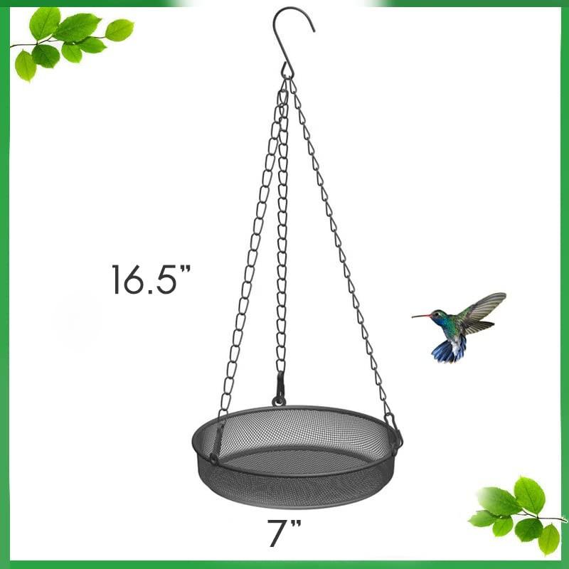 2 Pack Hanging Bird Feeder, Bird Feeder for Garden Yard