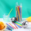 Patelai 10.6 Inch Straw Dispenser and 200 Pcs Drinking Straws