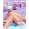 Hemp Oil Bath Bombs Women Gift Set, 24 Pack Natural