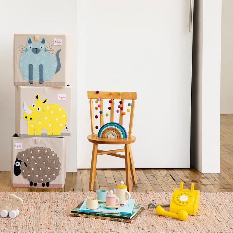 3 Sprouts Toy Storage Organizer: Toy Box Cube Organizer for