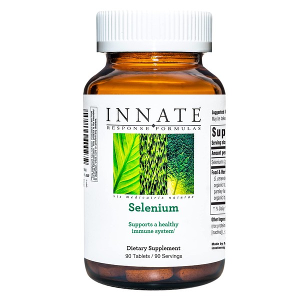 INNATE Response Formulas, Selenium, Mineral Supplement, Non-GMO Project Verified, Vegan, 90 tablets (90 servings)