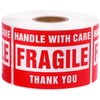 LuckyGuard 3 x 2 Inch Handle with Care 500 Fragile