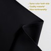 NICETOWN Blackout Window Treatment Pole Pocket Kitchen Tier Curtains- Tailored
