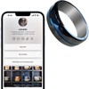 Tungsten Ring Digital Business Card - Waterproof NFC Ring -