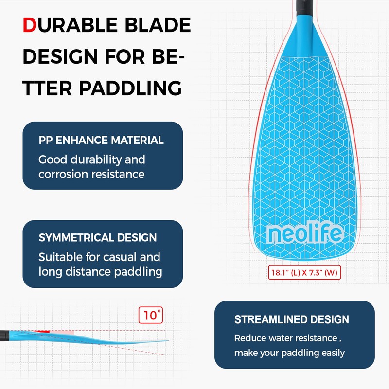 LINGVUM SUP Paddleboard Paddle, Adjustable Stand-Up Paddle Board Paddle