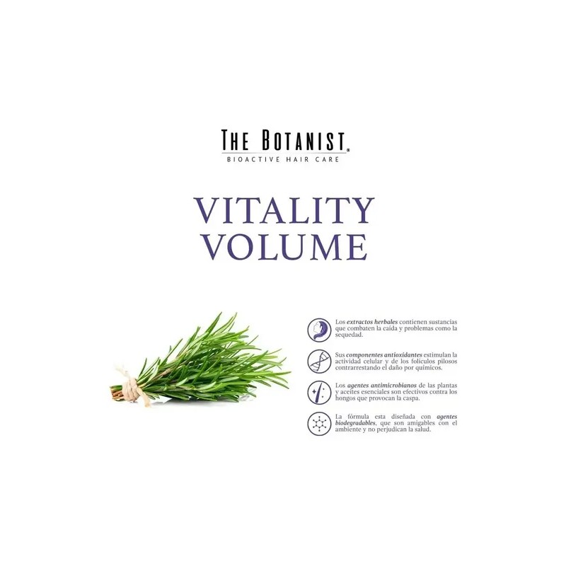 Shampoo Rosemary Oil Voluminizing 591ml The Botanist