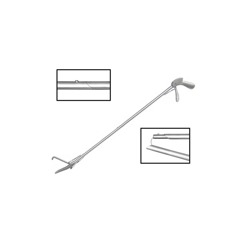 NEW MARK 72" Professional Foldable Snake Tongs Stick Reptile Grabber