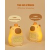 Aokpsrt Capybara Alarm Clock with Night Light for Kids, Cute