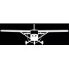 Appalachian Decals - 8" Cessna 172 Skyhawk Sticker Decal Car