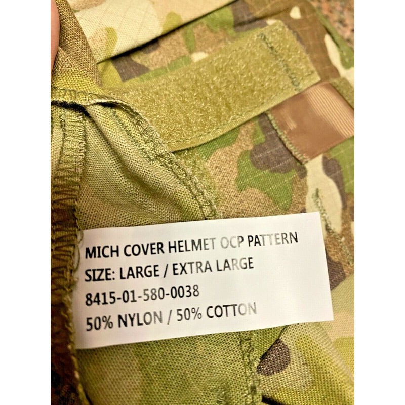 New OCP Scorpion Mich Helmet Covers size Large / X-Large