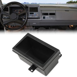 ANDPLAY Dash Cover Panel Dash Add-On Storage Pocket Compatible with Chevy GMC C1500 C2500 C3500 K1500 K2500 K3500 1988 1989 1990 1991 1992 1993 1994, Black