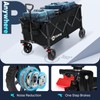 Sekey Collapsible Foldable Wagon with 330lbs Weight Capacity, Heavy Duty