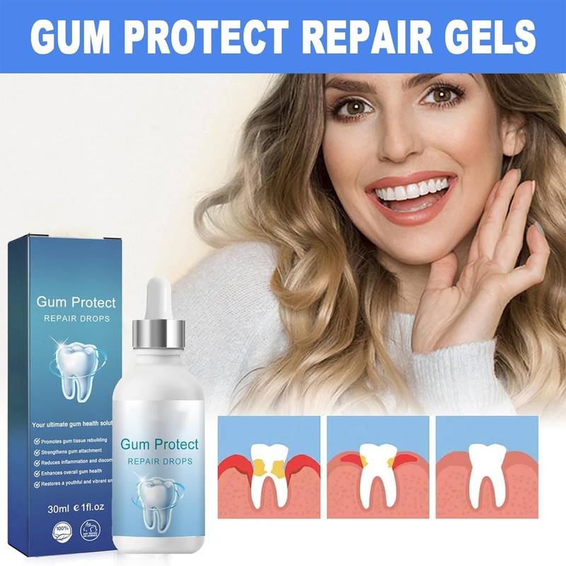 Gum Protect Gum Repair Drops, Gum Recovery Drops, Gum Relief