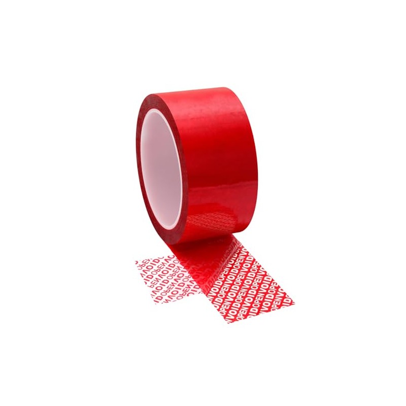 WELSTIK - Cinta de sellado de seguridad roja, a prueba