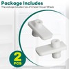 for LG Upgraded ABS Refrigerator Vegetable Tray Crisper Drawer Wheel