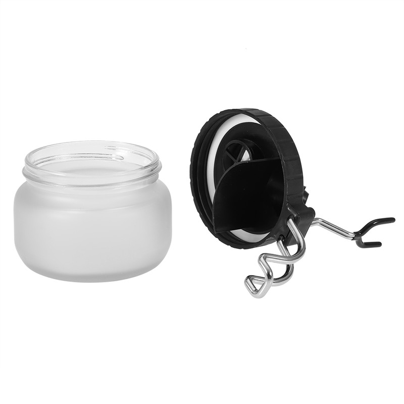 Airbrush Cleaning Pot Holder Paint Jar Bottle Clean Needle Nozzle