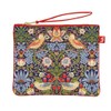 Pouch Make Up Bag/Purse - Strawberry Thief by William Morris