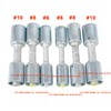 Wisepick 6PCS Air Conditioning #6#8#10 AC Fitting Set Straight Aluminum