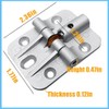ANTEISI Locking Hinges 180 Degree,Adjustable Small Torque Hinges,Hinge for Folding