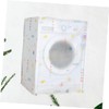 Zerodeko 3pcs Washing Machine Cover Case Peva Fabric Standard Size