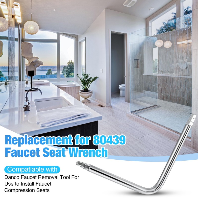 Enhon Faucet Seat Wrench, Compatible with Danco 80439 Faucet Removal