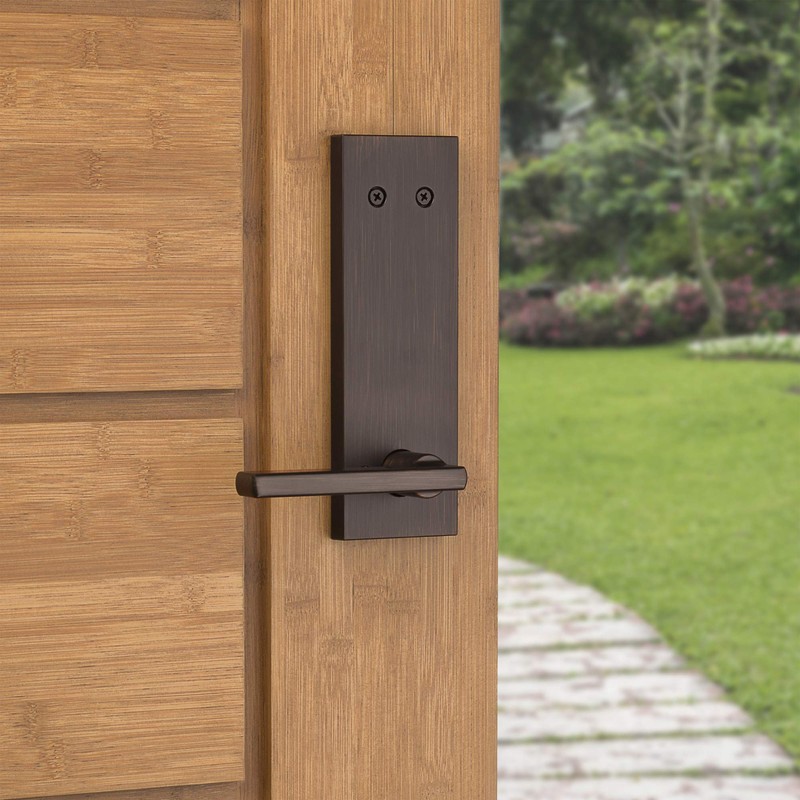 Kwikset 973HFLSQF-514 Dummy Interior Halifax Lever Trim with Square Full