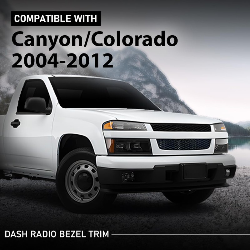 G-PLUS Radio Dash Bezel Trim Panel Compatible with Chevy Colorado
