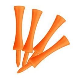 BESPORTBLE 100pcs Large Orange Castle Tees 70mm Golfing Plastic Tee Set Abs Material for Height