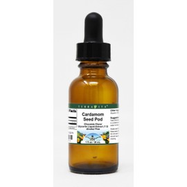 Cardamom Seed Pod Glycerite Liquid Extract (1:5) - Chocolate Flavored (1 oz, ZIN: 522215) - 2 Pack