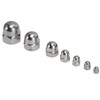 170Pcs Acorn Nuts Dome Head 304 Stainless Steel Caps Nut