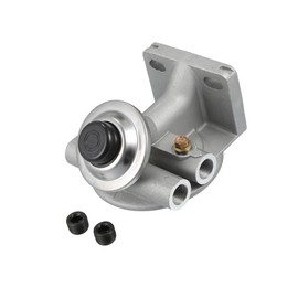 HEROFFIX 3/8" NPT 1-14" Diesel Fuel Filter Mounting Base/Hand Priming Pump Mounting Base/Durable/Metal / 1 Pc/Silver Tone Replace Parts