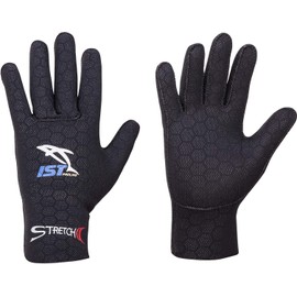 IST 4mm Super Stretch Neoprene Gloves with Anti-Slip Dots (X-Small / Small)