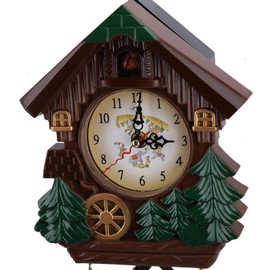 Cuckoo Clock, Vintage Decoration Wall Clock, Tree House Vintage Clock for Home Decoration