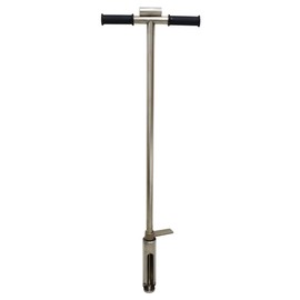 HQHAOTWU Soil Sampler Probe with Foot Pedal 304 Stainless Steel Soil Probing for Soil Testing 2inch Dia