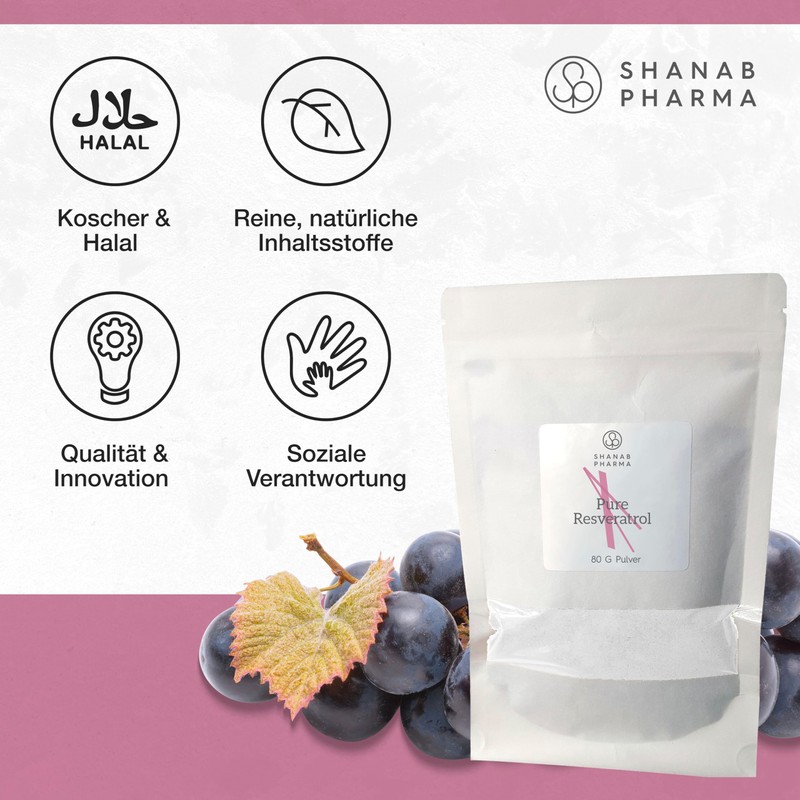 Resveratrol Pure +98% | Cuspidatum Extract from Japan. Knotweed |