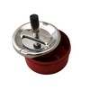2 Pack Round Push Down Ashtray with Spinning Tray Retro