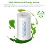POWEROWL Rechargeable C Batteries Nickle Metal Hydride 5000mah Low Self