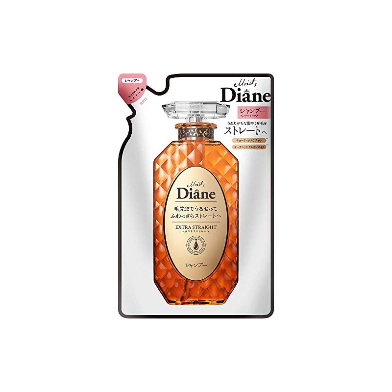 Moist Diane Extra Straight Shampoo Refill 330 ml - Organic