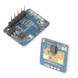 AEDIKO 4pcs LD2410C Human Presence Radar Sensor Module HLK-LD2410 Millimeter Wave Non-Contact 24GHz ISM Band Serial Port IO Level Output