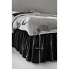 Jotex Zack Valance Bed Skirt Organic Cotton Bed Skirt, Height