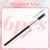 Pack of 6 Eyelash Brushes, Eyebrow Brush with Container, Eyebrow