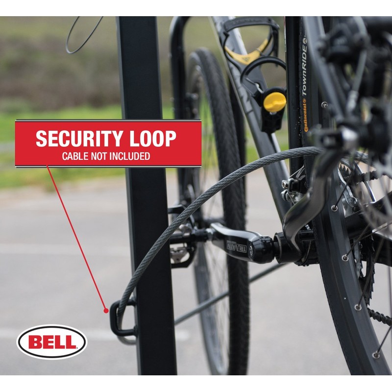 BELL Hitchbiker 450 4-Bike Hitch Rack with Stability, Black