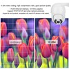 2in Waterproof PTZ Mini Dome Camera 1080P WiFi 8 Lights