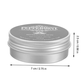 Beavorty Natural Men's Shaving Soap Set Pcs Peppermint Facial Soaps for Beard Face Care