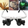Headband Magnifier 7x 10x 15x 25x LED Illuminated Magnifying Glasses