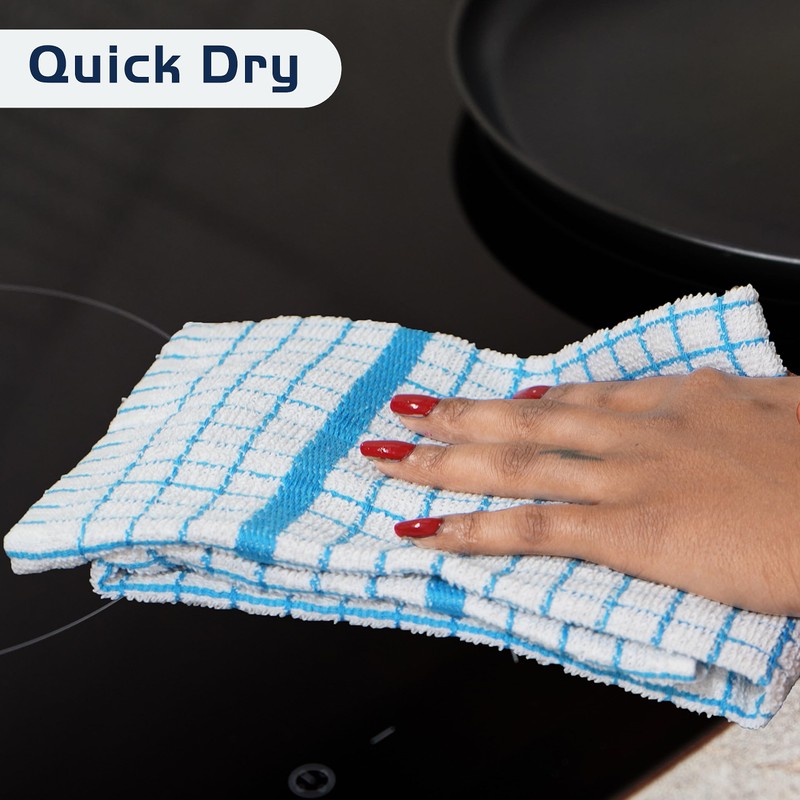 Infinity Terry Kitchen Towels - Premium Soft and Absorbent Cotton