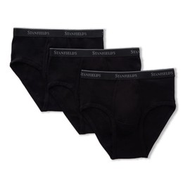 Stanfields Men’s Briefs, 6-Pack (Black, X-Large)