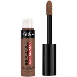 L'Oreal Paris Makeup Infallible Full Wear Waterproof Matte Concealer, Full Coverage, Coffee, 0.33 fl. oz.