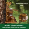 LSCQYYCC-Squirrel Feeder, Squirrel Picnic Table Feeder with Water Feeder, Wooden